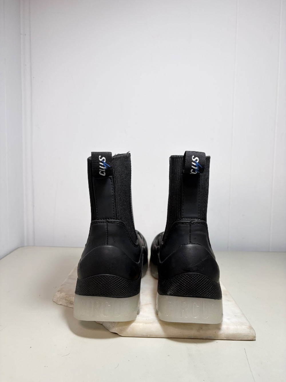 CIRCUS NY Size 8 Womens By Sam Edelman Bethanie Black Boots - Picture 3 of 10